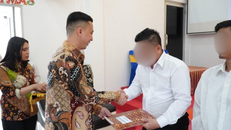 Rutan Kelas I Medan Serahkan Remisi Khusus Natal 2025 kepada 215 Warga Binaan