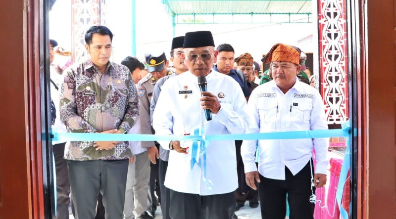 Bupati Anton Saragih Resmikan Kantor Pangulu Nagori Pamatang Simalungun