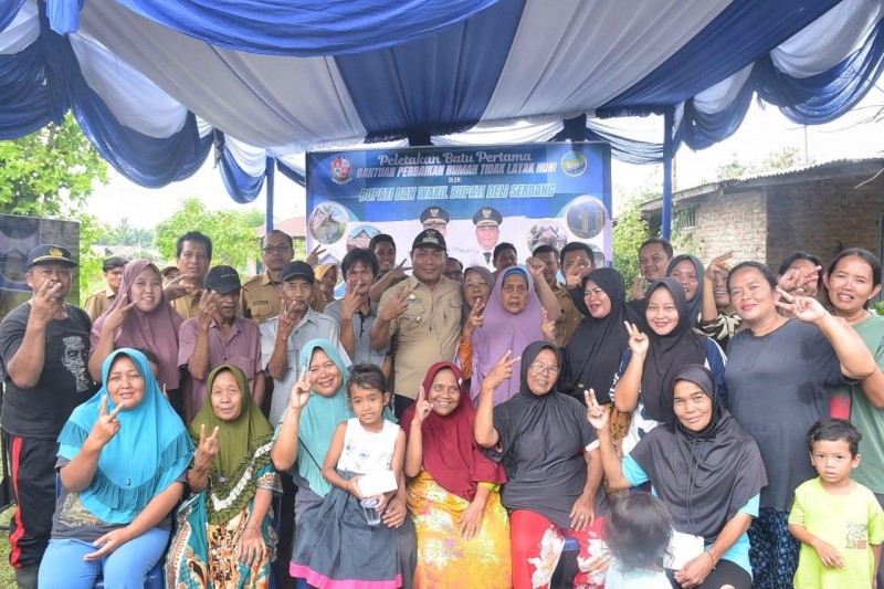 Tahun Ini, Pemkab Deli Serdang Bangun & Renov 454 RTLH
