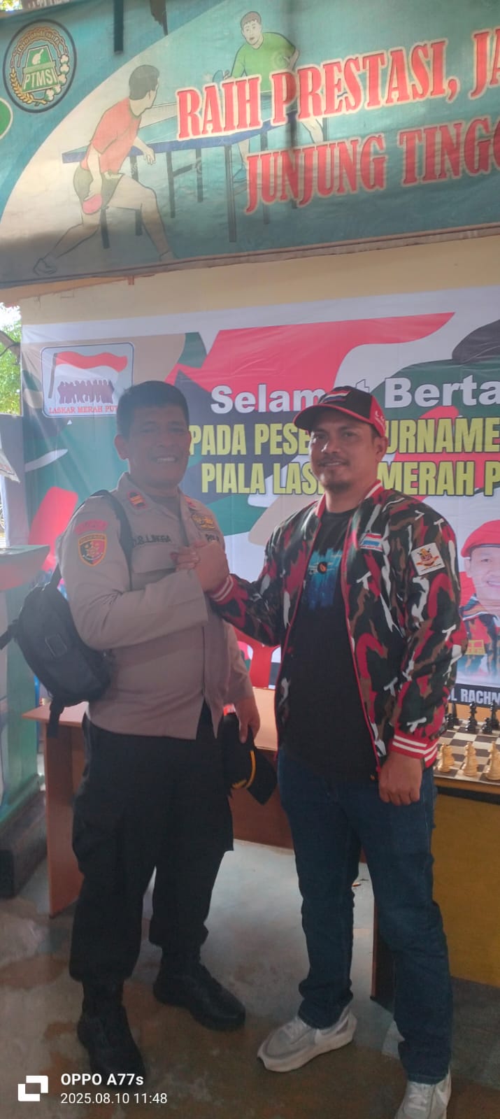 Kapolsek Panyabungan Naik Pangkat, Ini Pesan Ketua LMP Madina