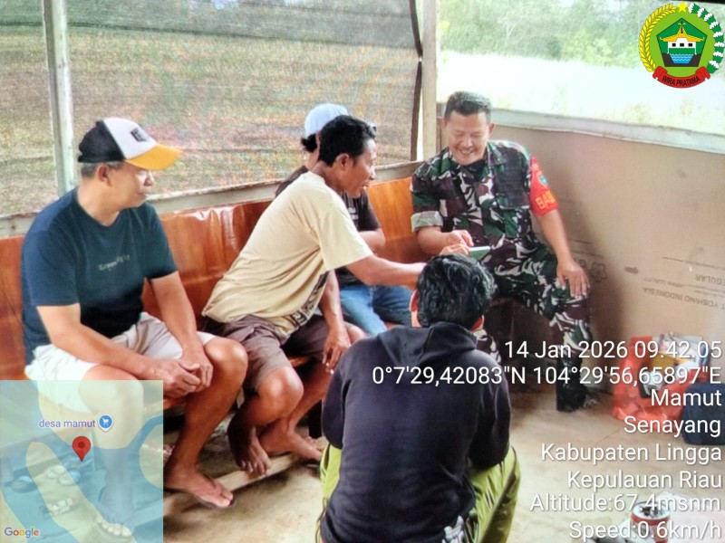 Babinsa Desa Mamut Ajak Pemuda dan Masyarakat Hidupkan Kembali Siskamling