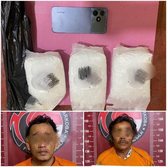 Polres Tanjungbalai Bongkar Sindikat Kokain Skala Jumbo, 2 Pelaku Dibekuk dan 3 Kg Lebih Disita