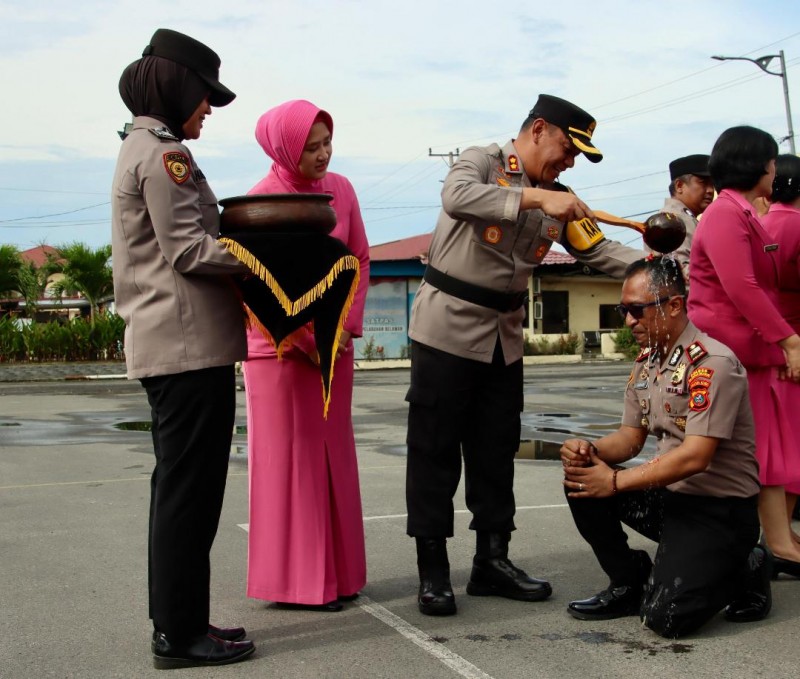 Personil Naik Pangkat, Ini Pesan Kapolres Belawan