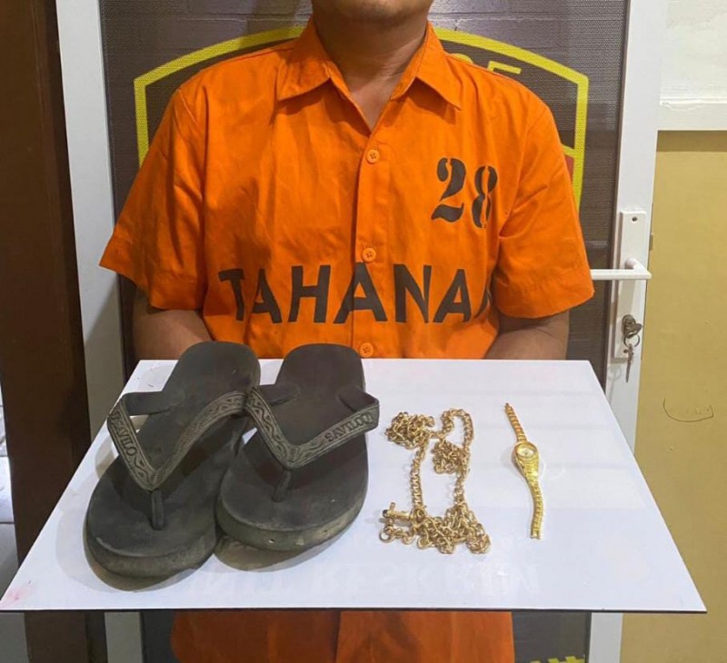 Gercep, Unit Reskrim Polsek Sibolga Sambas Tangkap Pelaku Curat