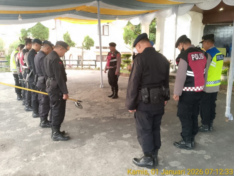 Polres Pematangsiantar Pastikan Ibadah Tahun Baru 2026 Aman dan Kondusif