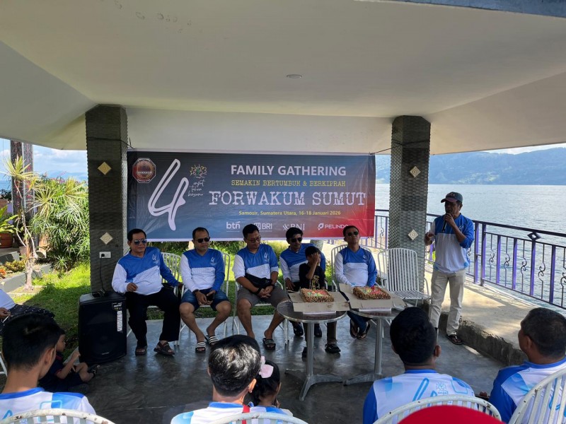 Perkuat Solidaritas Wartawan Hukum, Forwakum Sumut Gelar Family Gathering Ke-4 di Samosir