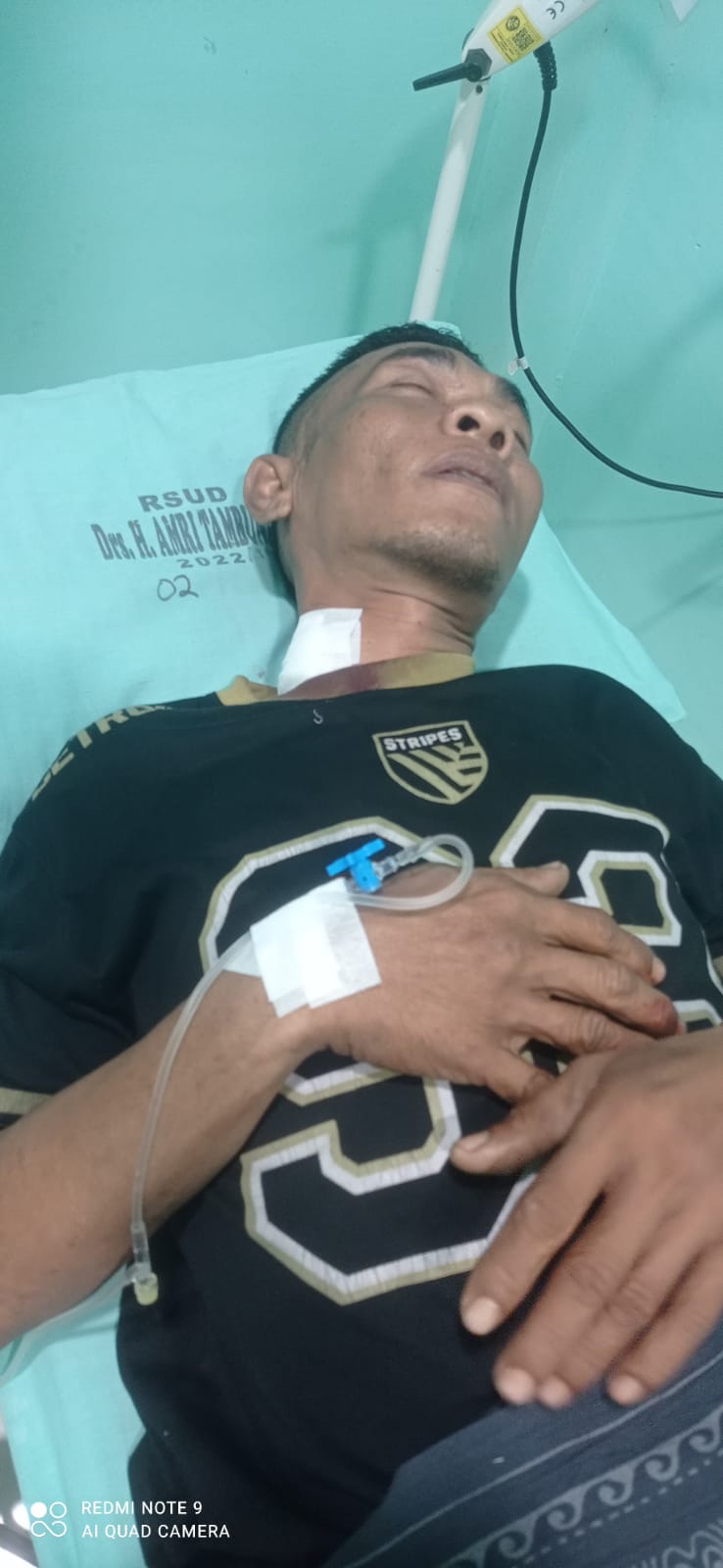 Leher Samsul Ditebas Begal, Honda Aerox Dilarikan