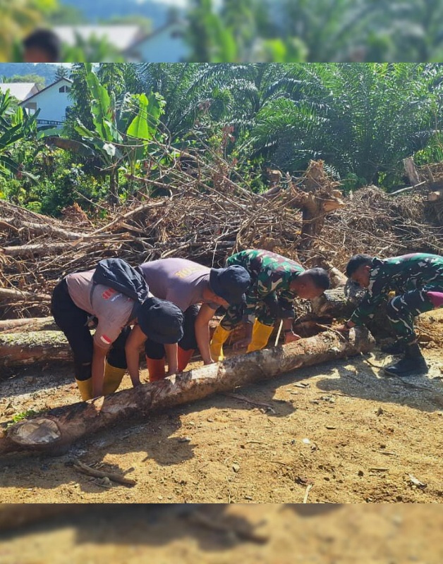 Dari Listrik Huntara hingga Lahan Huntap, TNI-Polri Percepat Pemulihan Warga