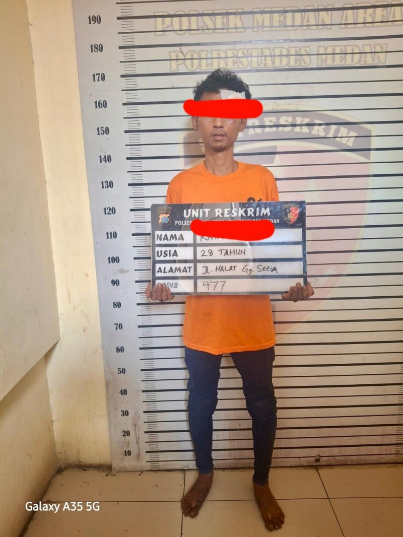 Polsek Medan Area Ringkus Pelaku Pembobolan Rumah, Hasil Kejahatan untuk Beli Sabu