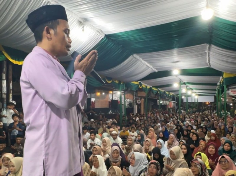 Ustadz Maulana Semarakkan Israj Miraj Nabi Muhammad SAW, Zulkarnain :  Harus Jadi Teladan Semua Ummat