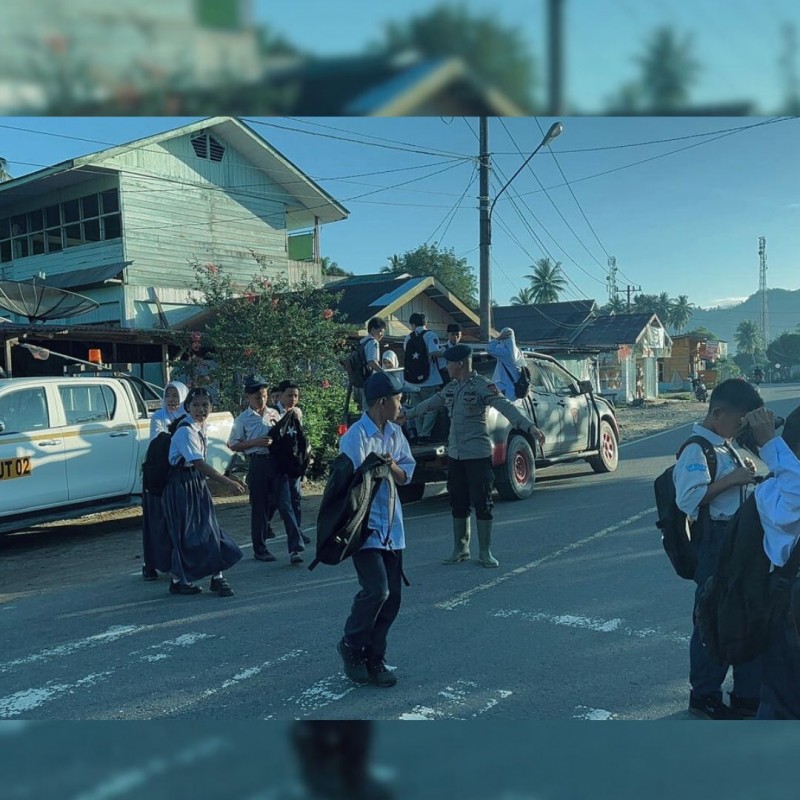 Brimob Sumut Hadir Mengantar Masa Depan &mdash; Misi Kemanusiaan untuk Anak-Anak Garoga