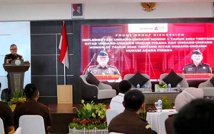 Kajari Poso Beserta Jajaran Ikuti FGD Implementasi KUHP dan KUHAP Baru di Kejati Sulteng