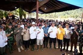Wagub Sumut Surya Pimpin Groundbreaking Rehabilitasi Sawah di Tapteng