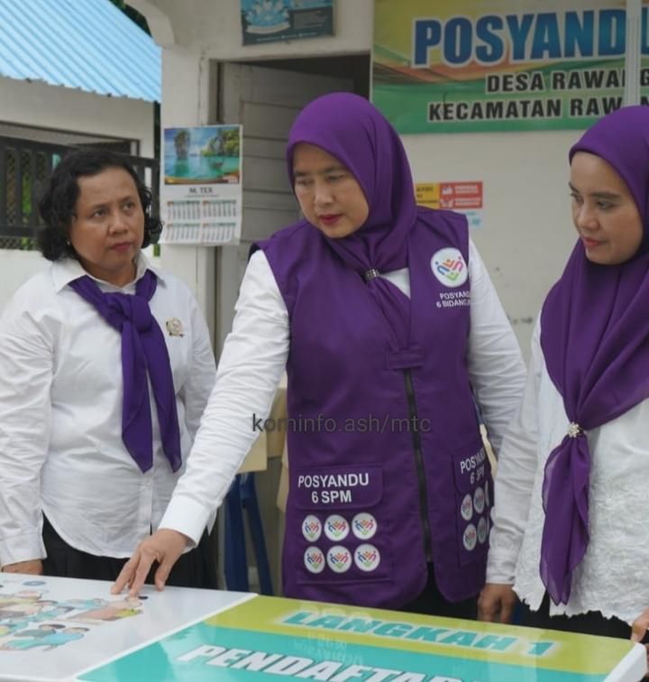 Beberapa Kecamatan Di Asahan Mendapat Kunjungan Ketua TP.PKK