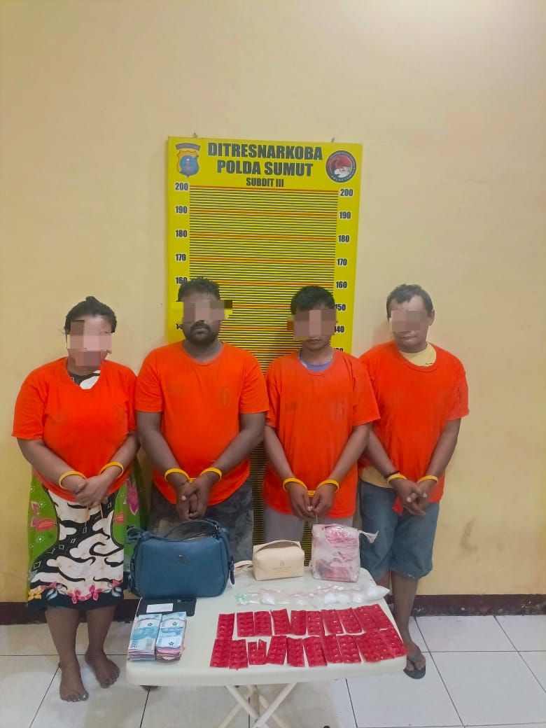 Bongkar Jaringan Sabu di Kampung Baru, Ini Pelaku dan Barang Buktinya