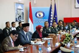 Wakil Panglima TNI Dampingi Menhan RI dalam Kunjungan Kerja di Bosnia dan Herzegovina