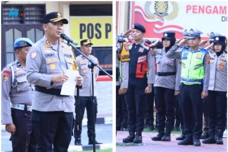 Polres Labuhanbatu Gelar Apel Kesiapan Pengamanan Sambut Malam Tahun Baru 2026