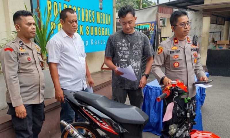 Modus Kenalan, Warga Stabat Larikan Motor 5 Wanita