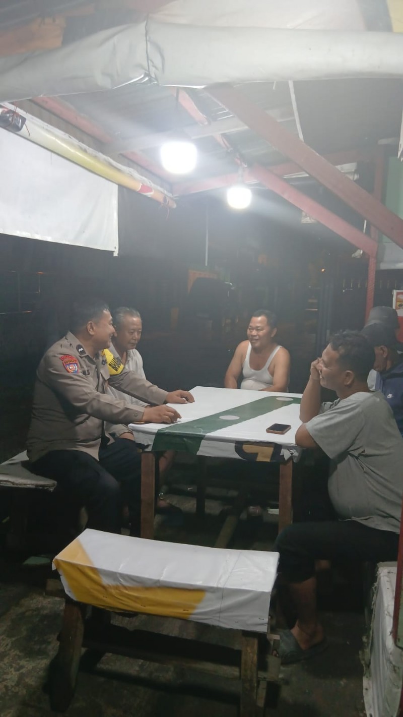 Kapolsek Sunggal : Harkamtibmas Yang Humanis Dengan Keikhlasan, Patroli Dan Cek Pos Kamling