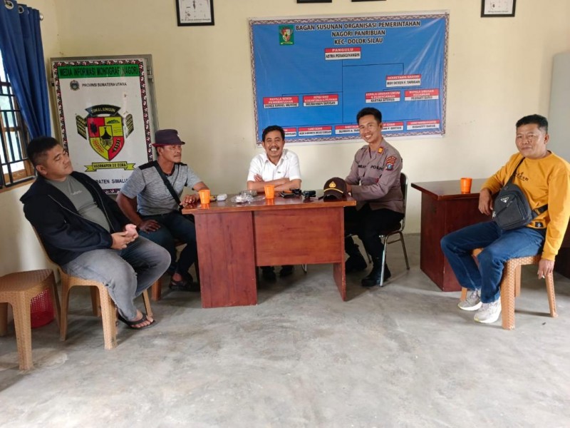 Kapolsek Dolok Silau yang Baru Menjabat Langsung Tancap Gas, Kunjungi Pangulu Nagori Bangun Sinergitas