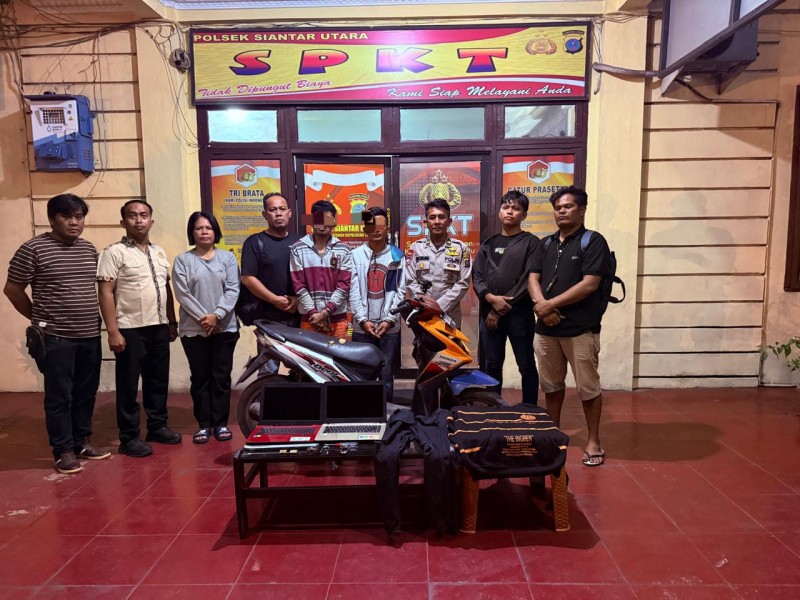 Dua Pelaku.Curat Dibekuk Polsek Siantar Utara