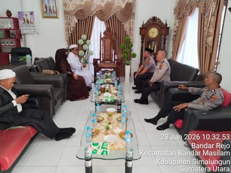 Mantan Kanit Wanteror Gegana Brimob Kini Jadi Kapolsek Perdagangan, Langsung Dekat dengan Ulama dan Rakyat