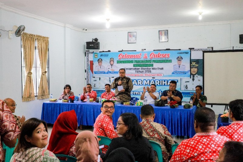 Wali Kota Wesly Silalahi Buka Musrenbang di Kecamatan Siantar Marihat