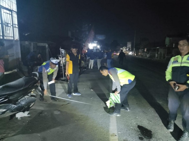 Unit Gakkum Sat Lantas Polres Simalungun Langsung Tancap Gas Tangani Laka Beruntun 5 Kendaraan