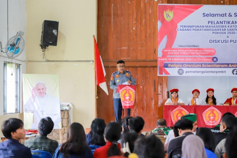 Hadiri Pelantikan DPC PMKRI Siantar, Daniel Siregar; Mahasiswa Adalah Agen Perubahan dan Kontrol Sosial