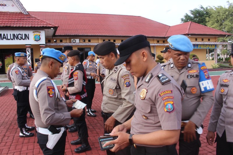 Polres Simalungun Dukung Penuh Kebijakan Kapolri, Personel Nihil Narkoba dalam Tes Urine Mendadak