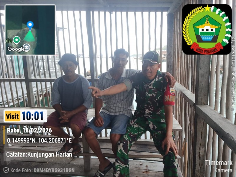 Aktif Komsos, Babinsa Desa Batu Berlubang Ajak Warga Pelihara Dan Tingkatkan Kamtibmas