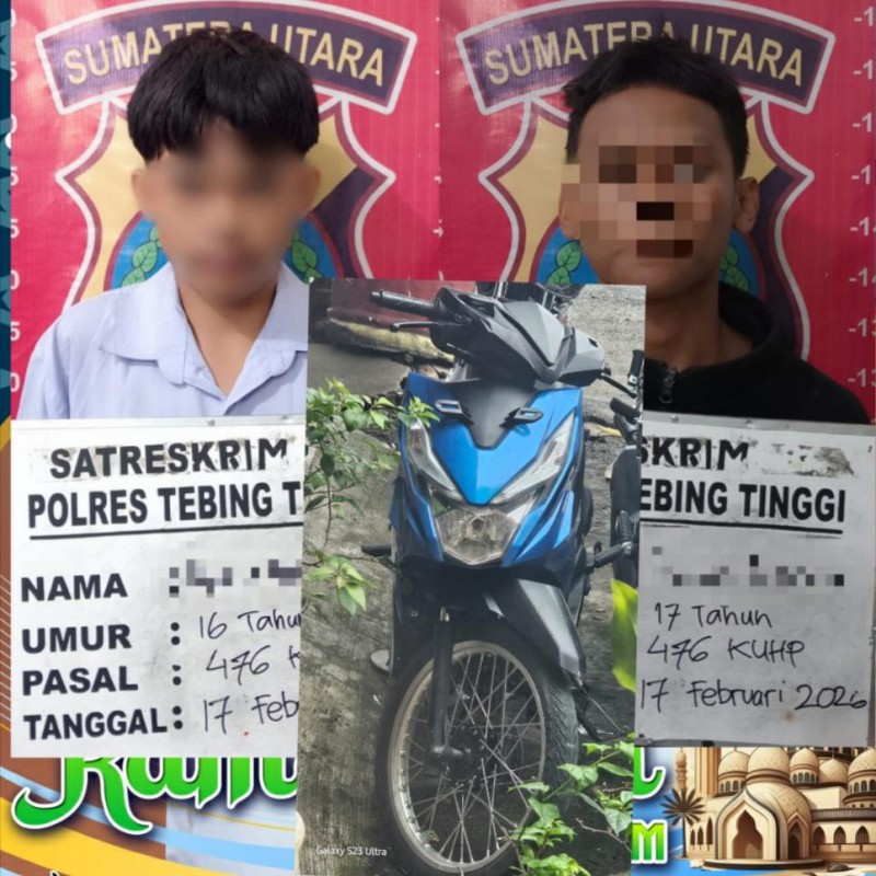 Amangoi.., 2 Remaja Jadi Maling Motor