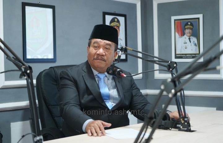 Dinas Kominfo Asahan Lounching Studio Podcast "Asahan Bicara"