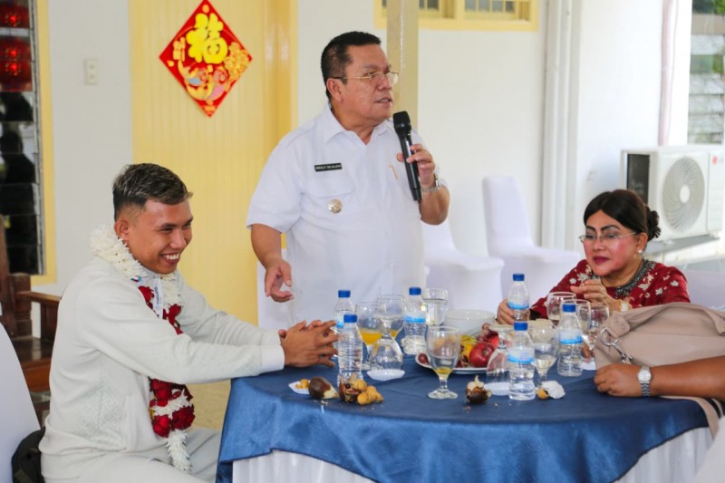 Atlet Beladiri Ryan Lumbanbatu Raih Juara Dunia, Wesly Gelar Ramah Tamah