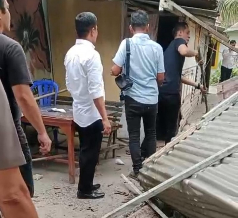 Polres Binjai Kembali Grebek dan Musnahkan Barak Narkoba Di Kecamatan Binjai Barat