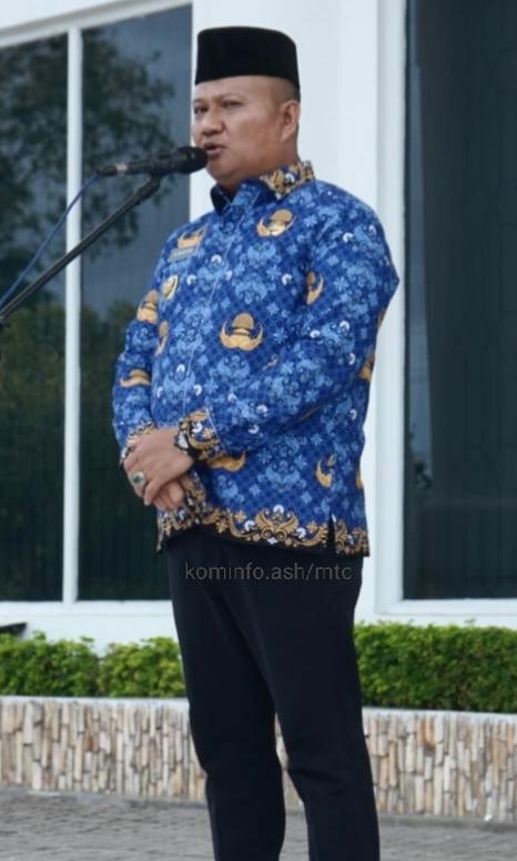 &lrm;Apel Hari Kesadaran Nasional Dipimpin Wakil Bupati Asahan
