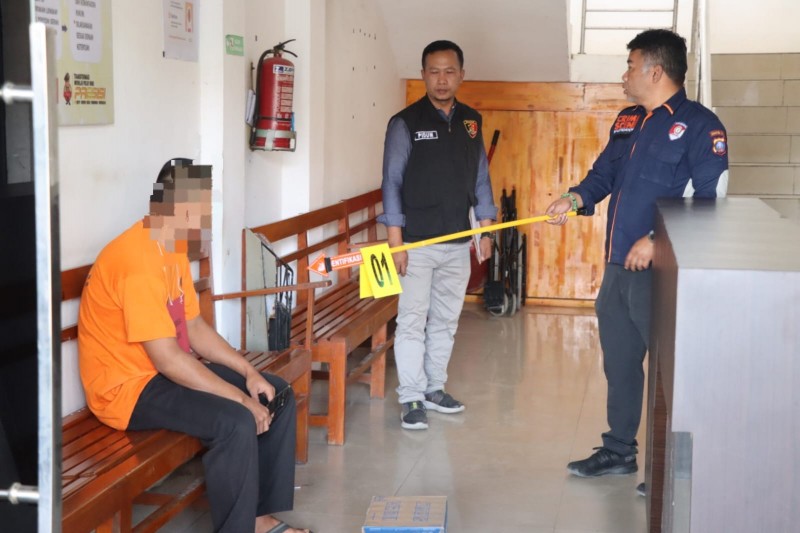 Ungkap Perkara Secara Terang, Polres Tanah Karo Gelar Rekonstruksi Kasus Pembunuhan Batukarang