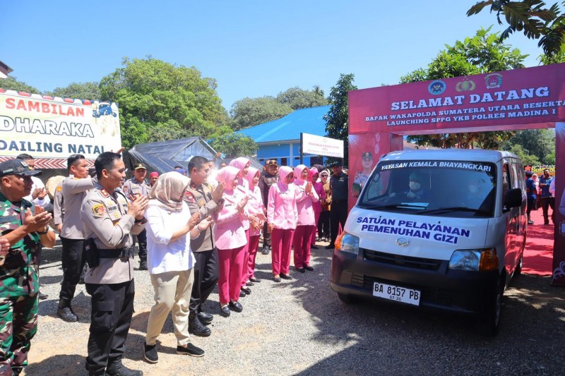 Polda Sumut Resmikan SPPG Polres Madina, Dukung Program Makan Bergizi Gratis Presiden