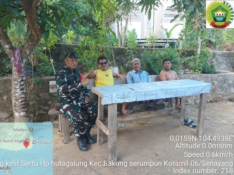 Menjelang Imlek dan Ramadhan, Babinsa Tanjung Kelit Serukan Semangat Toleransi dan Menjaga Kerukunan Antar Umat Beragama