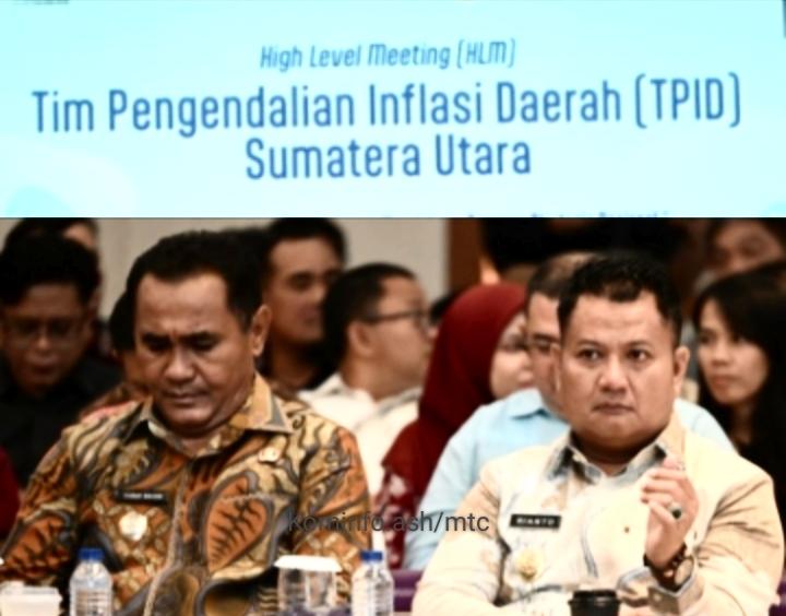 Wabup Asahan Hadiri High Level Meeting Tim Pengendalian Inflasi Daerah (TPID) Provinsi Sumatera Utara