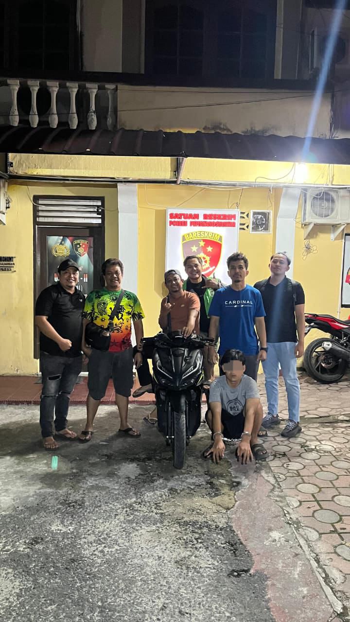 Polres Pematangsiantar Ungkap Penggelapan Sepedamotor, Ini Banditnya