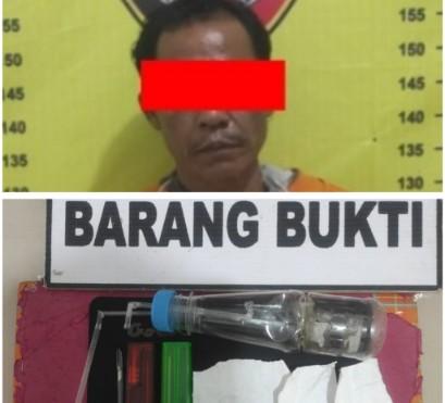 Miliki Sabu, Pria Paruh Baya Gol di Polsek Nasembilan-sepuluh,