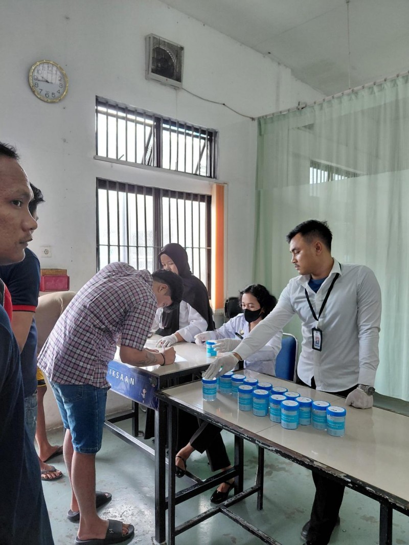 Lapas Pancur Batu Mendadak Lakukan Tes Urine