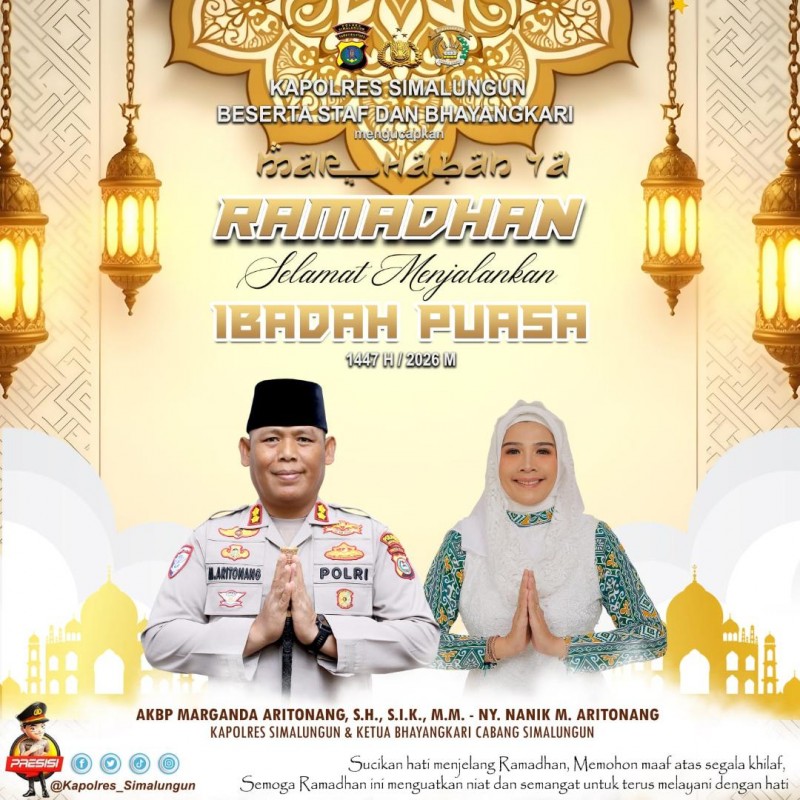 Sambut Ramadan 1447 H, Kapolres Simalungun Ajak Masyarakat Perkuat Iman dan Pelayanan dengan Hati