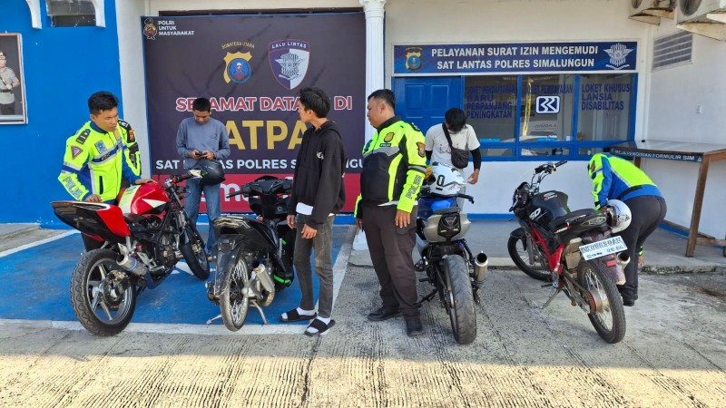 Himbauan Unit Gakkum Polres Simalungun: Stop Balap Liar! Sudah Banyak Korban Hingga Meninggal Dunia