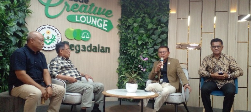 Pegadaian Launching The Gade Creative Lounge di Digital Library Unimed