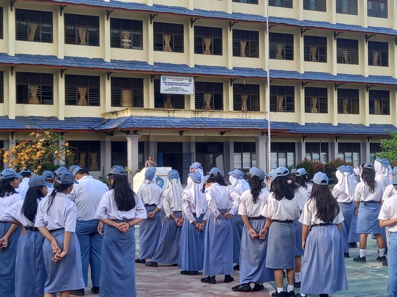 Police Goes to School di Perguruan Yapim, Kasat Binmas Polres T.Tinggi Sebut Ini