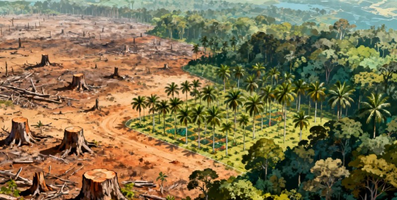 Tanpa Amdal, PT RPR Diduga Buka Hutan Primer Dekat Hutan Lindung Muara Batang Gadis Sumut