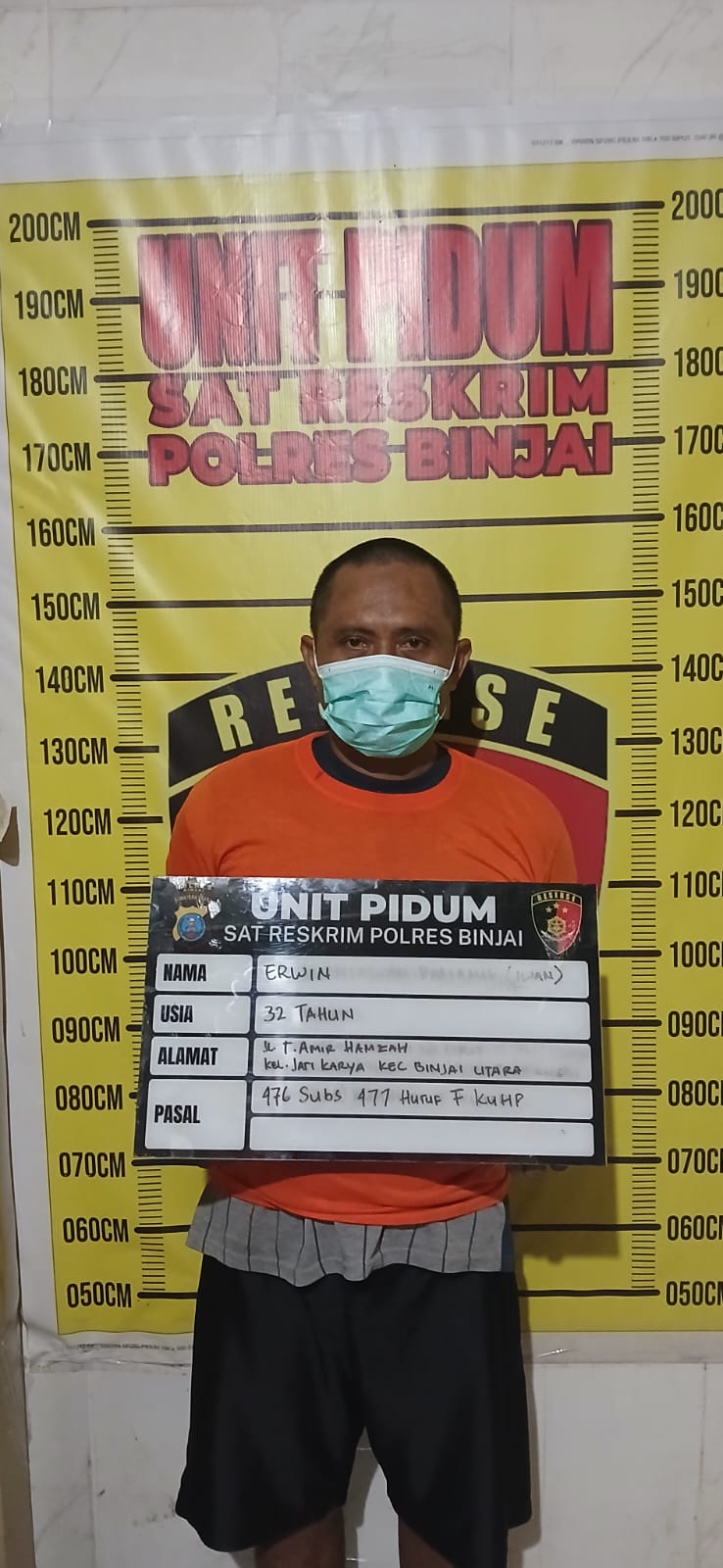 Polres Binjai Amankan Pelaku Curat Laptop dan BPKB Motor
