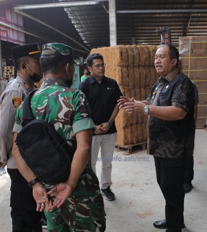 China Tampung Produk Sabut Kelapa Asal Kabupaten Asahan